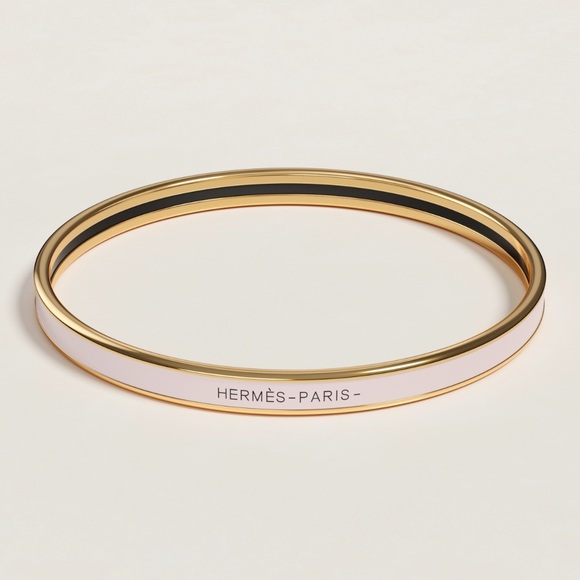 Hermes Accessories - Hermes Creme Uni Bangle